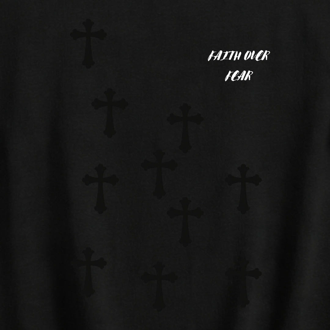 Faith Over Fear | Spiritual Streetwear Graphic Tee | By DRIPBERRY