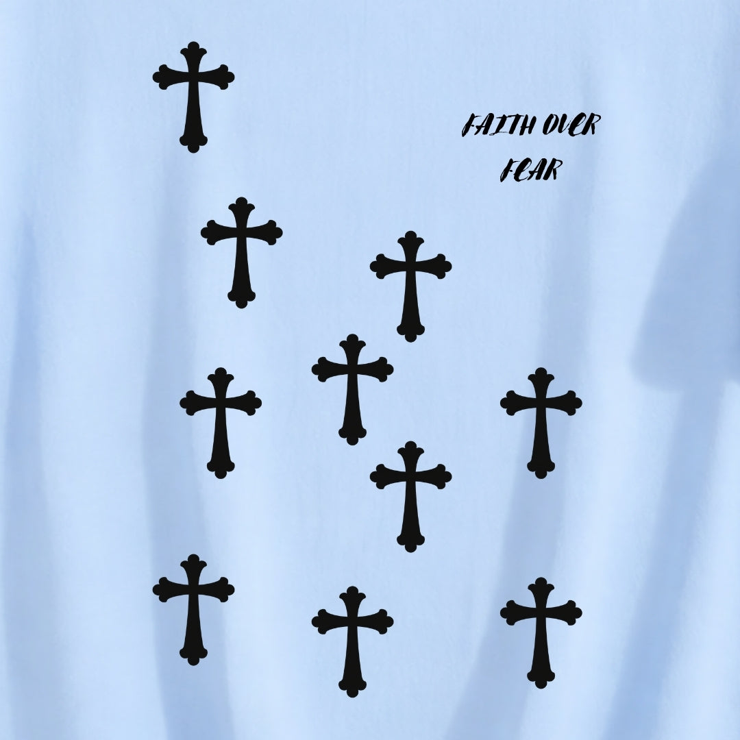 Faith Over Fear | Spiritual Streetwear Graphic Tee | By DRIPBERRY