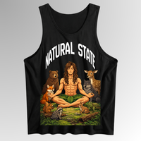 Natural State | Graphic Muscle Tank | By DRIPBERRY