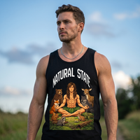 Natural State | Graphic Muscle Tank | By DRIPBERRY