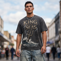 King of the Seas | Washed Streetwear Tee | By DRIPBERRY