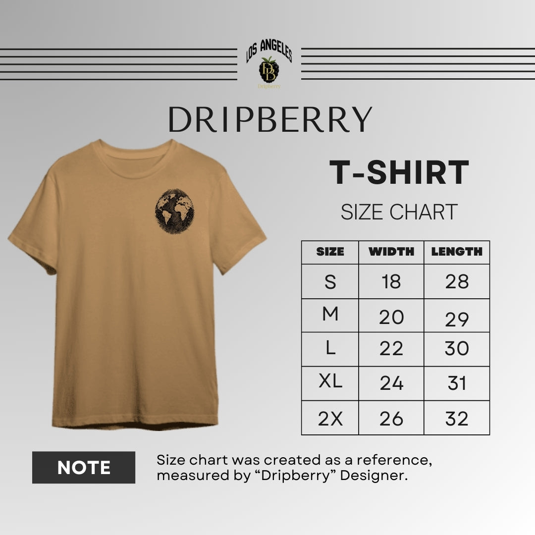 The World In Your Hands | Streetwear Graphic Tee | By DRIPBERRY