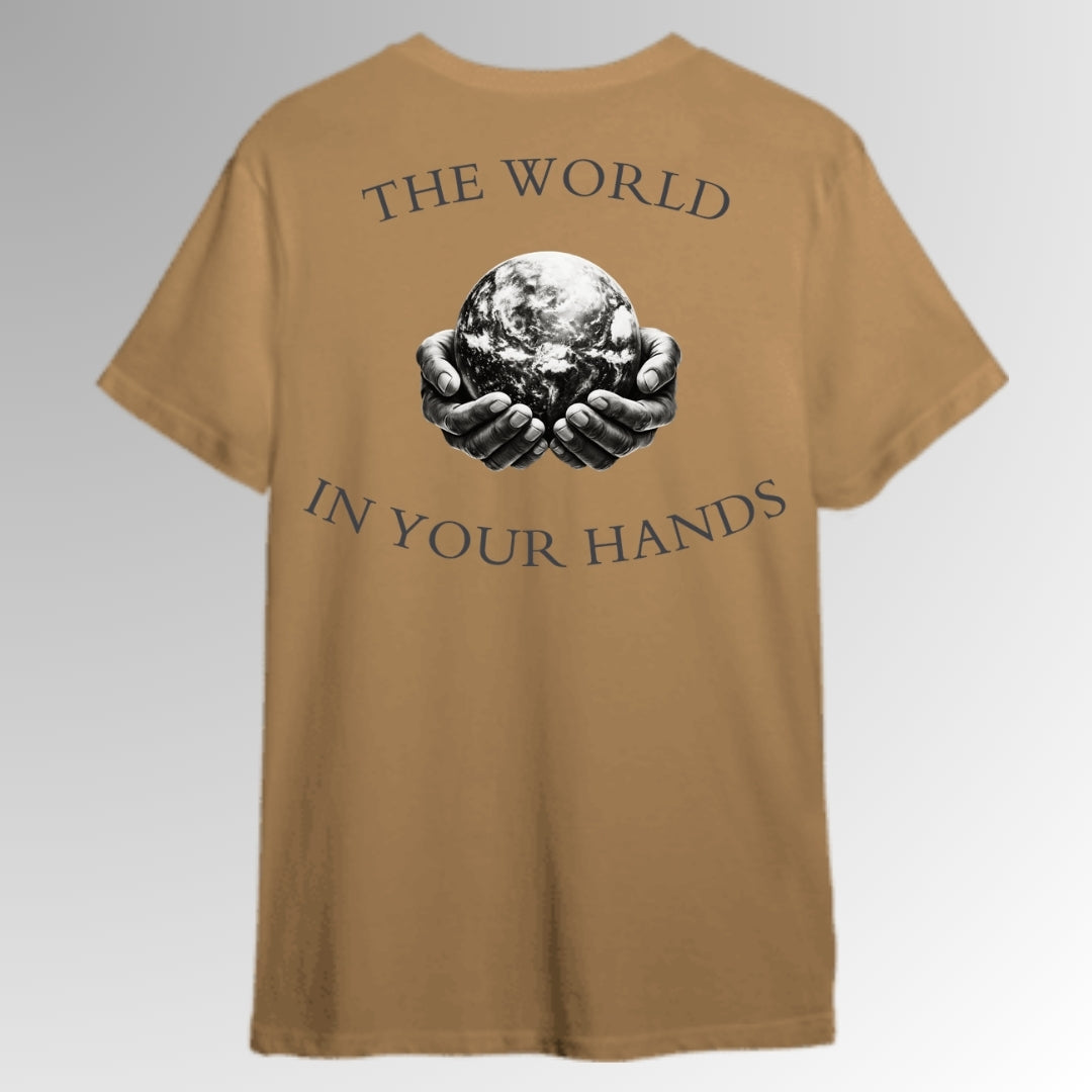 The World In Your Hands | Streetwear Graphic Tee | By DRIPBERRY