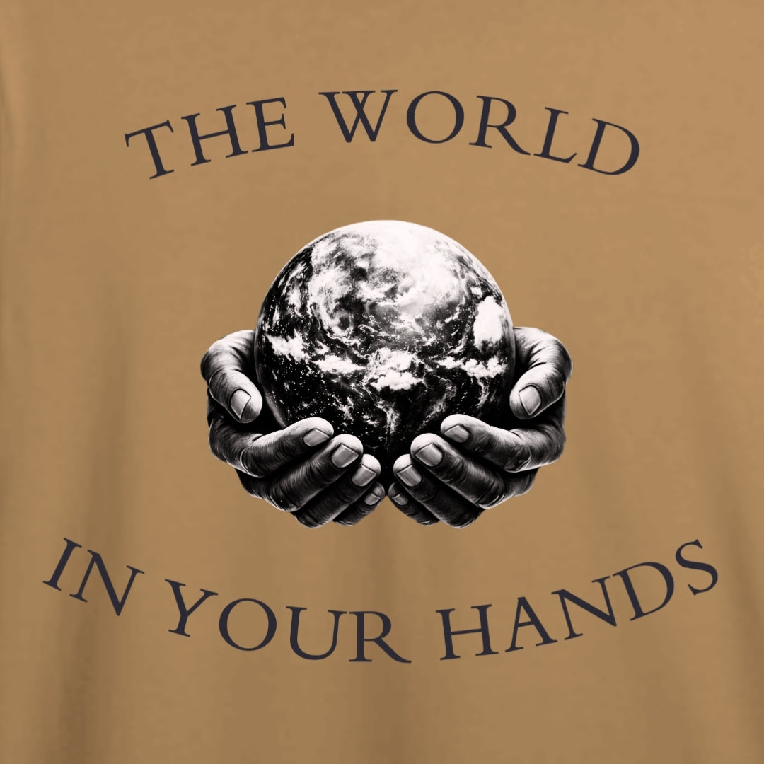 The World In Your Hands | Streetwear Graphic Tee | By DRIPBERRY