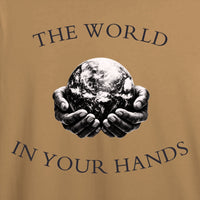 The World In Your Hands | Streetwear Graphic Tee | By DRIPBERRY