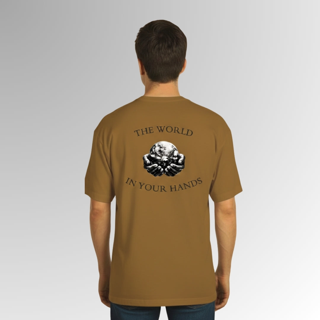 The World In Your Hands | Streetwear Graphic Tee | By DRIPBERRY