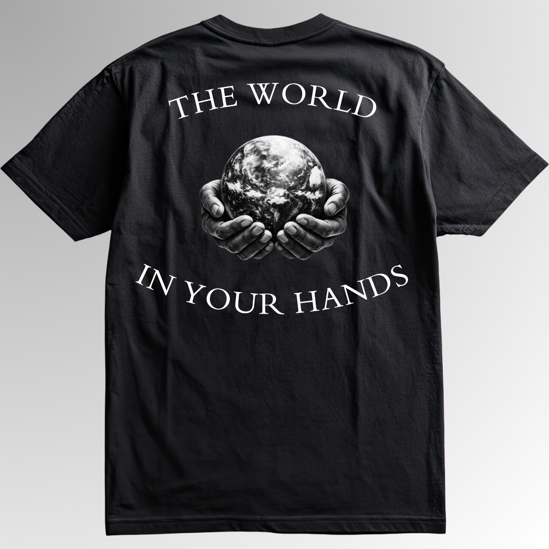 The World In Your Hands | Streetwear Graphic Tee | By DRIPBERRY