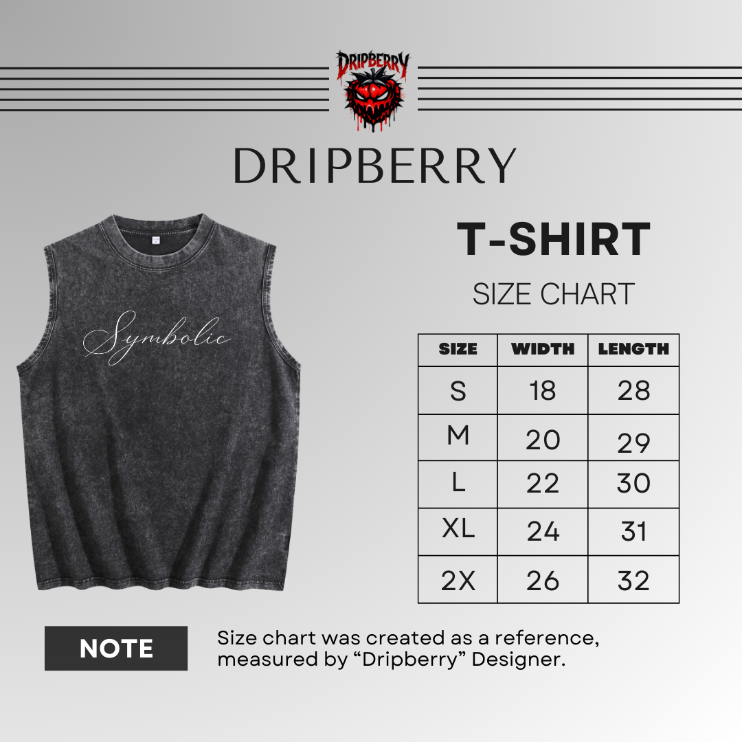 Symbolic Washed Tank Top | Vintage Wash Tank Top | By DRIPBERRY