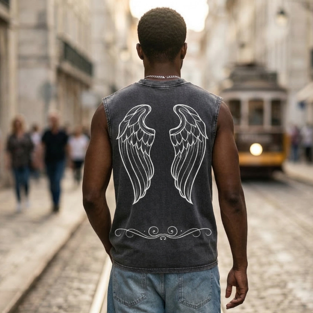 Symbolic Washed Tank Top | Vintage Wash Tank Top | By DRIPBERRY