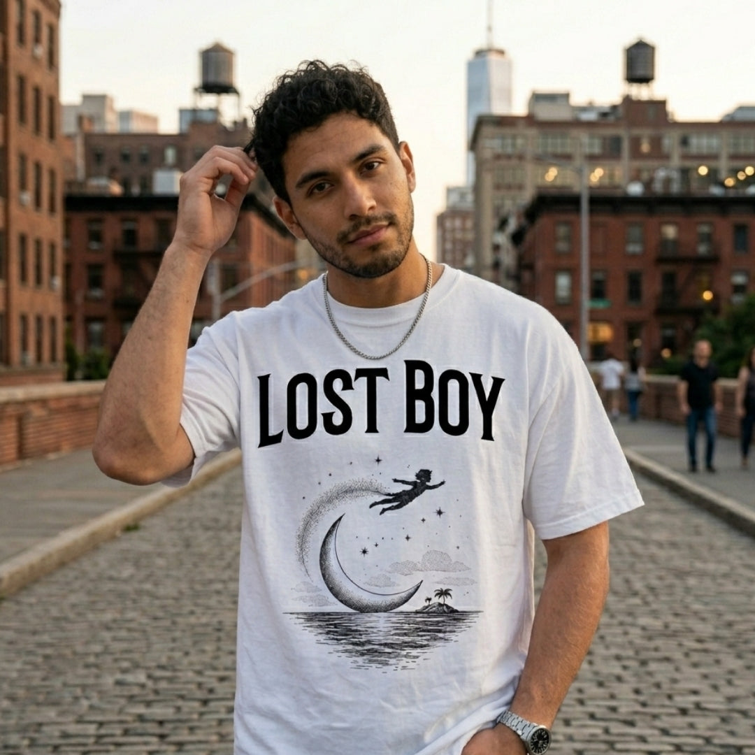 Lost Boy | Y2K Cartoon Graphic Tee | By DRIPBERRY