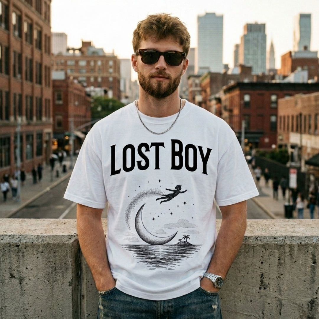 Lost Boy | Y2K Cartoon Graphic Tee | By DRIPBERRY
