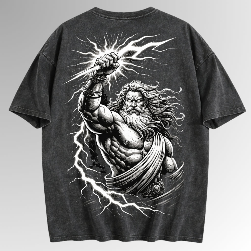 Wrath of Gods | Vintage Wash Streetwear Tee | By DRIPBERRY