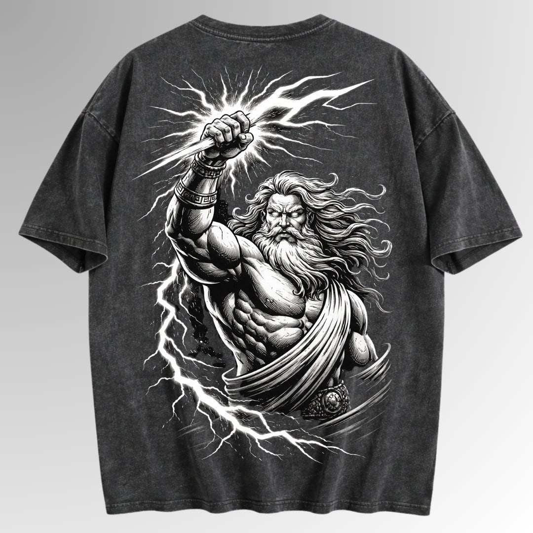 Wrath of Gods | Vintage Wash Streetwear Tee | By DRIPBERRY