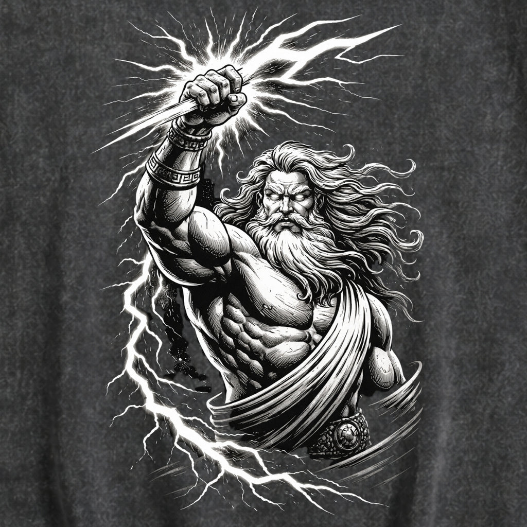 Wrath of Gods | Vintage Wash Streetwear Tee | By DRIPBERRY