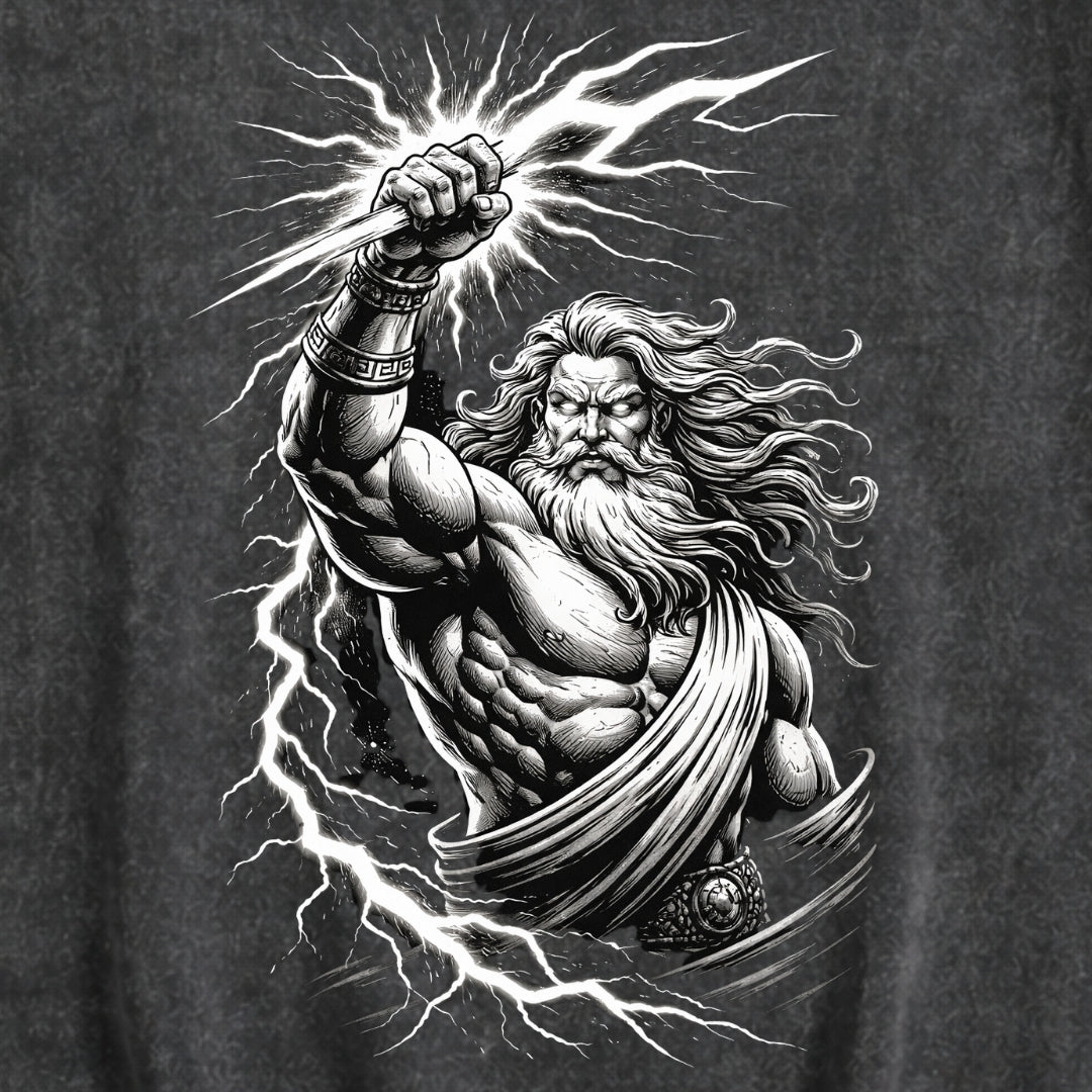 Wrath of Gods | Vintage Wash Streetwear Tee | By DRIPBERRY