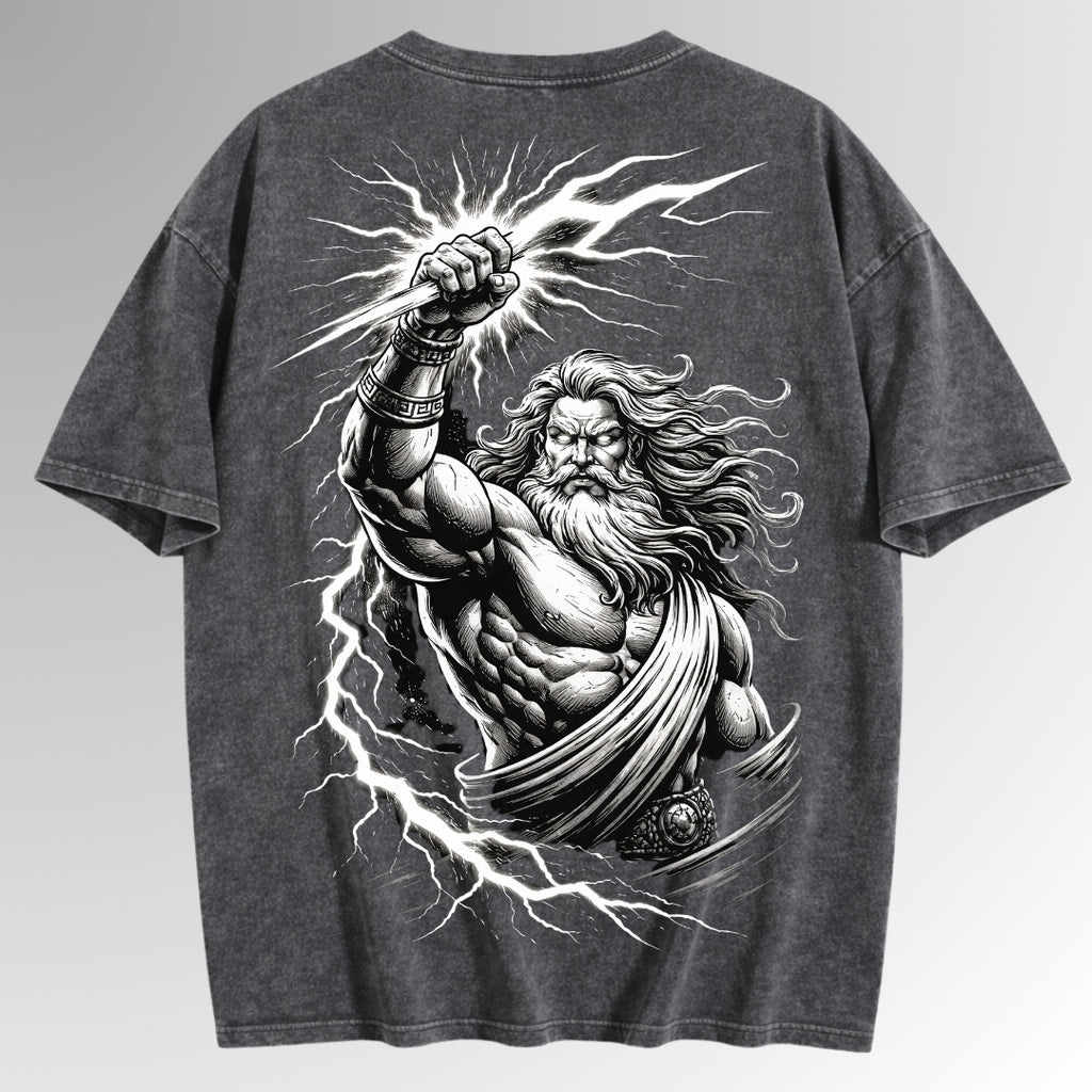 Wrath of Gods | Vintage Wash Streetwear Tee | By DRIPBERRY