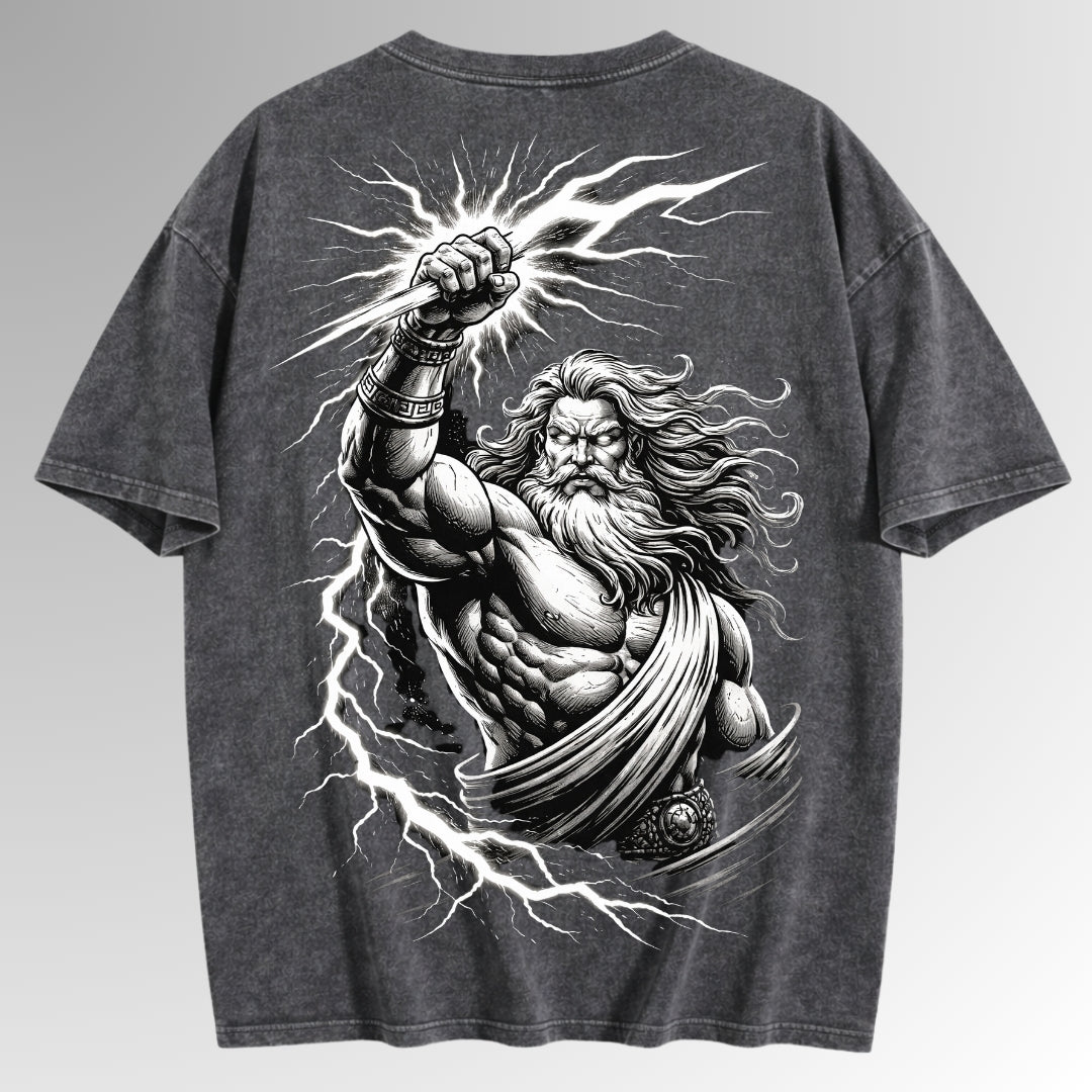 Wrath of Gods | Vintage Wash Streetwear Tee | By DRIPBERRY