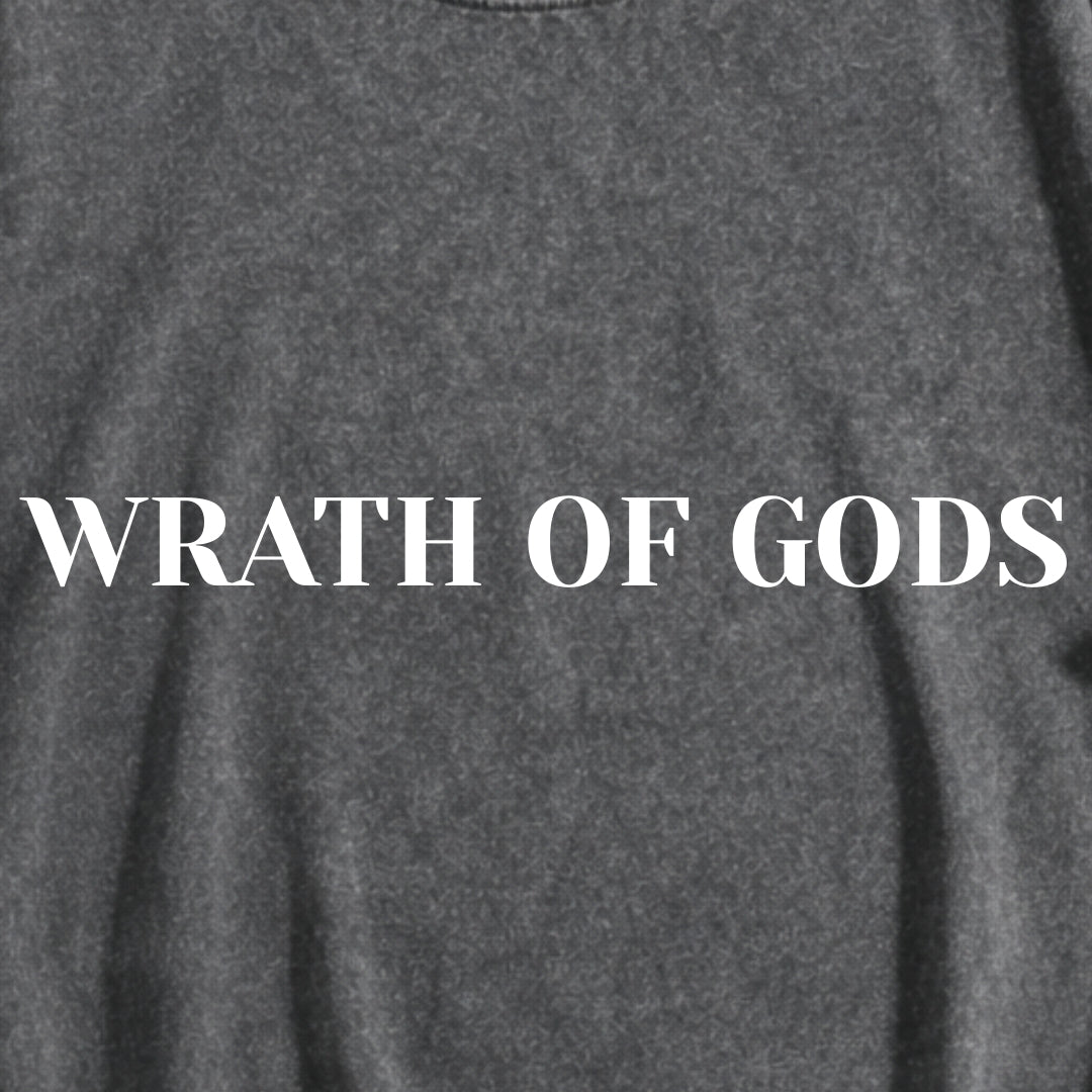 Wrath of Gods | Vintage Wash Streetwear Tee | By DRIPBERRY
