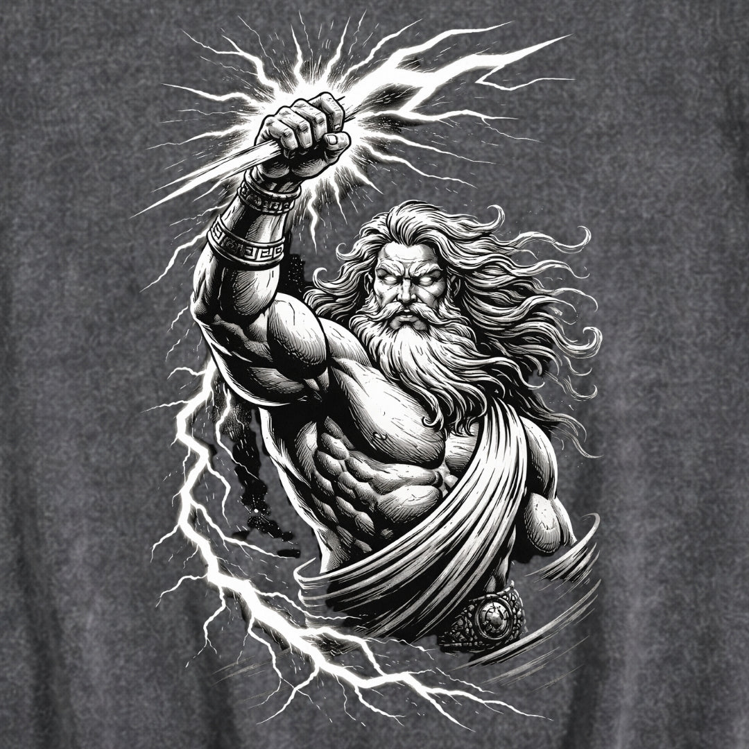 Wrath of Gods | Vintage Wash Streetwear Tee | By DRIPBERRY