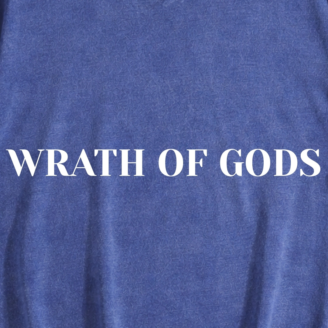 Wrath of Gods | Vintage Wash Streetwear Tee | By DRIPBERRY