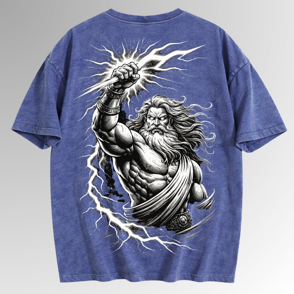 Wrath of Gods | Vintage Wash Streetwear Tee | By DRIPBERRY