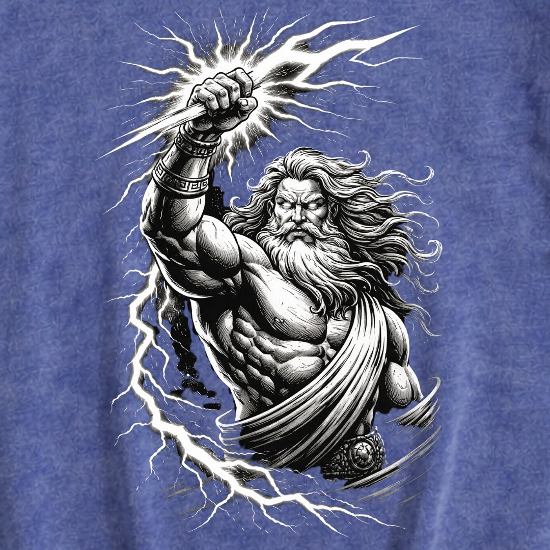 Wrath of Gods | Vintage Wash Streetwear Tee | By DRIPBERRY