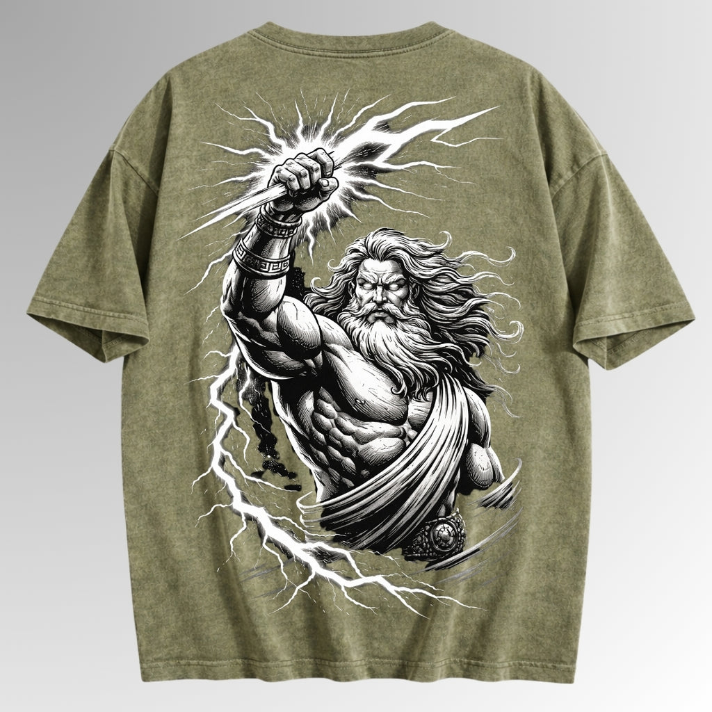 Wrath of Gods | Vintage Wash Streetwear Tee | By DRIPBERRY