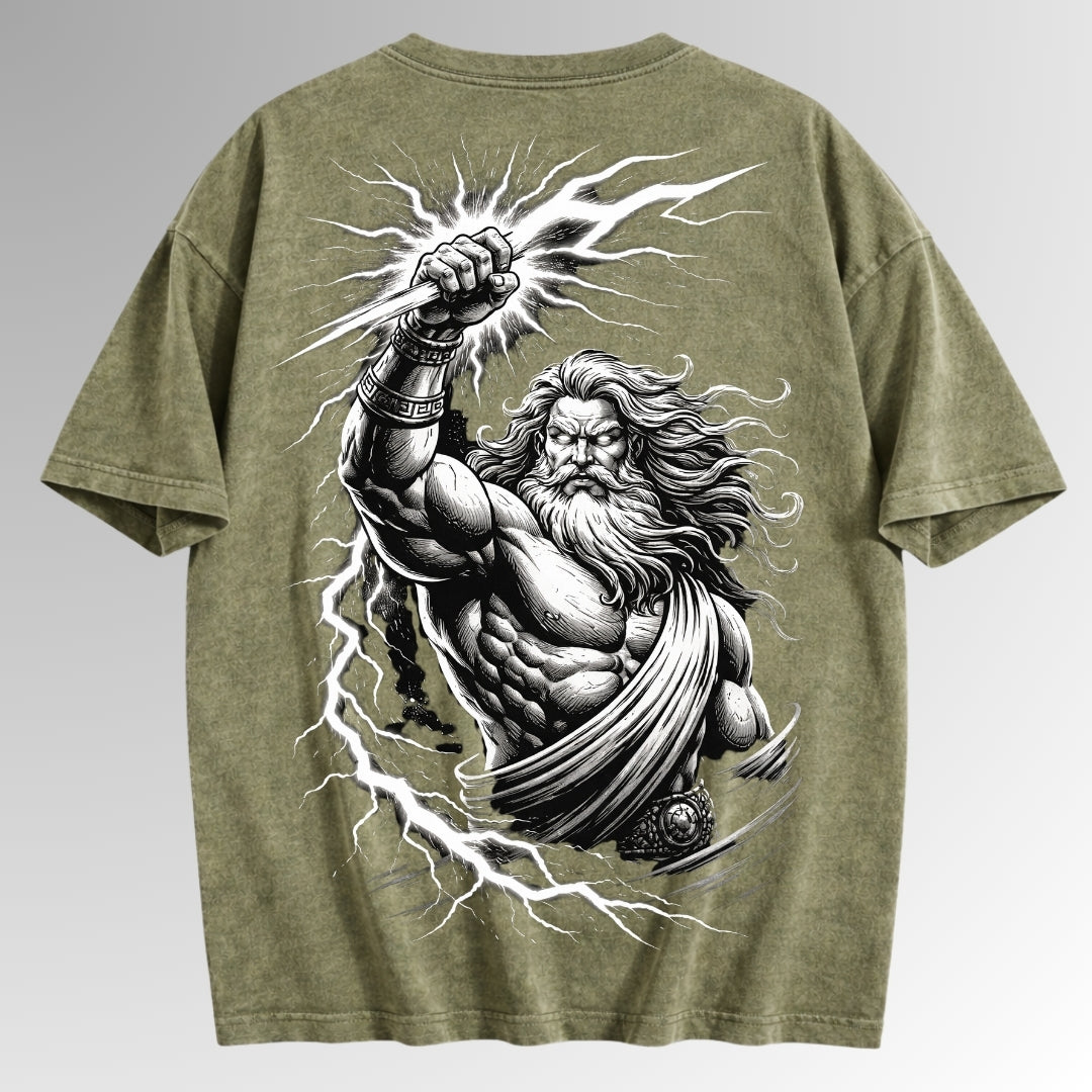 Wrath of Gods | Vintage Wash Streetwear Tee | By DRIPBERRY