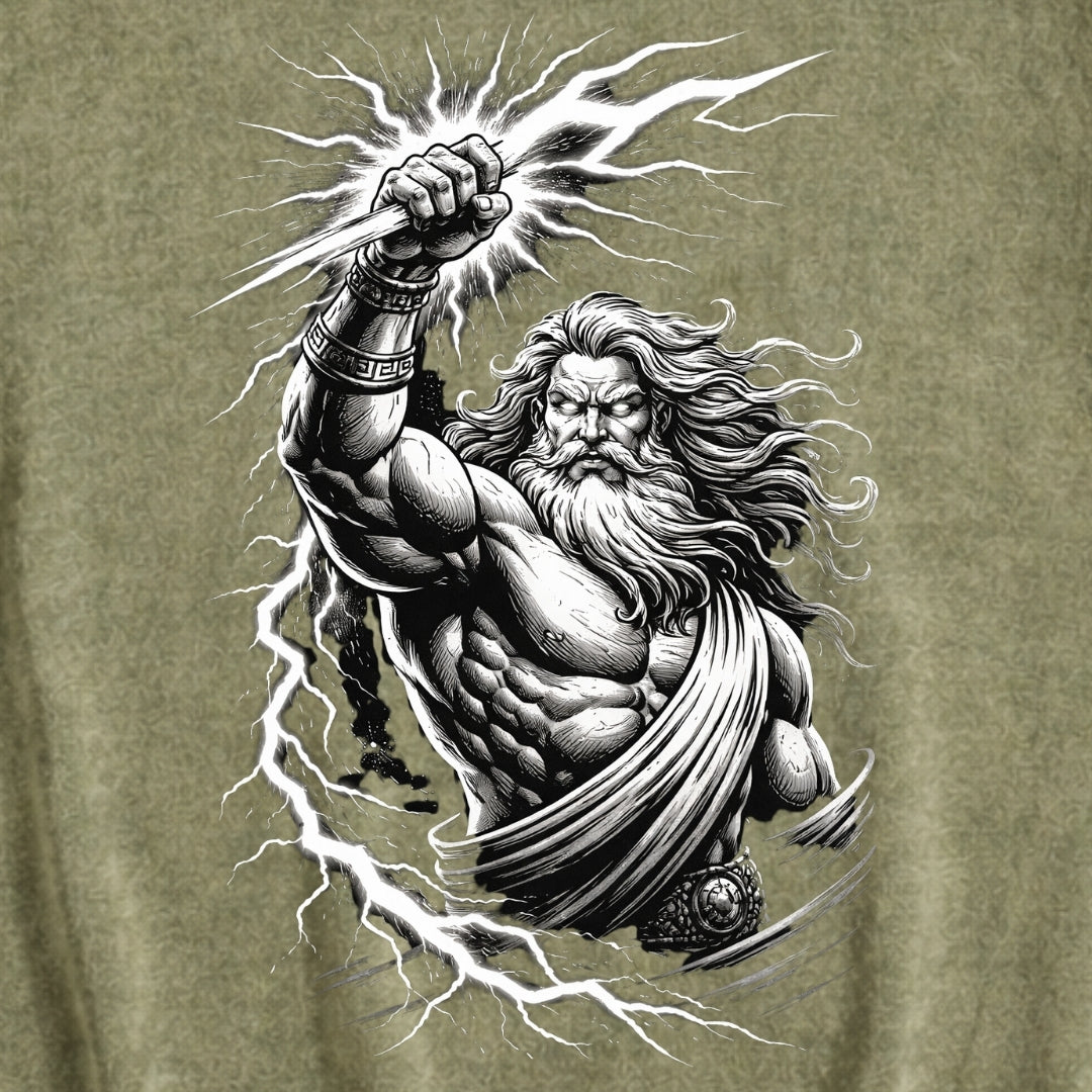 Wrath of Gods | Vintage Wash Streetwear Tee | By DRIPBERRY