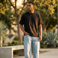 Plain Black 3-Pack | Premium Cotton Crew Neck Tees | By DRIPBERRY